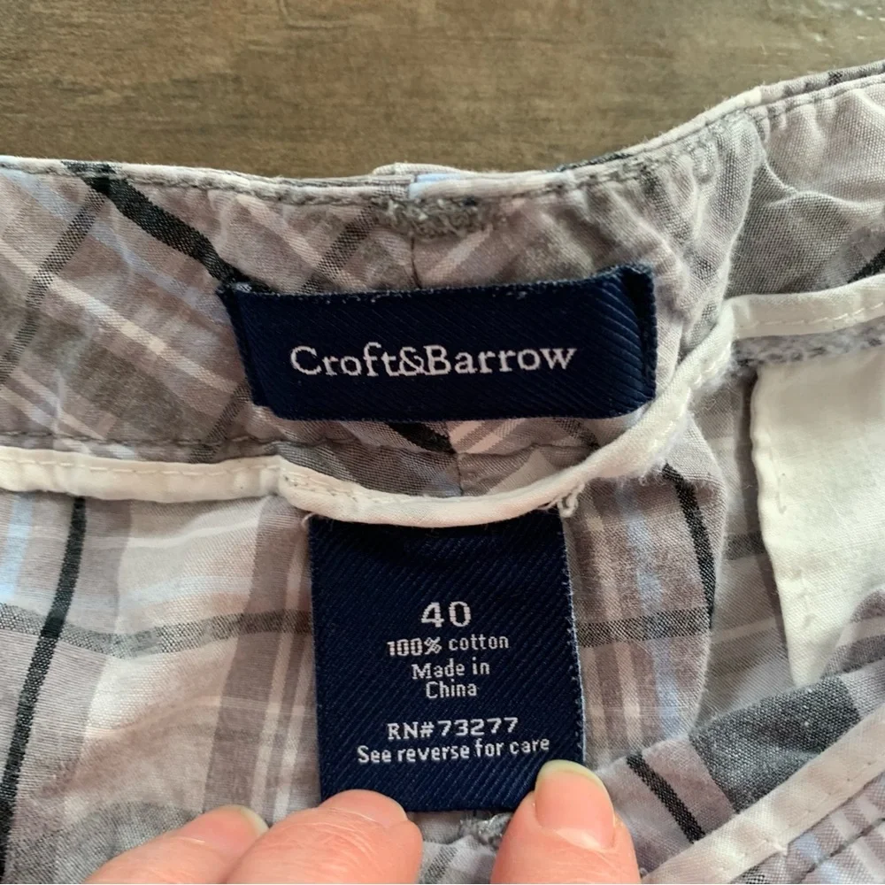 Croft & Barrow plaid shorts